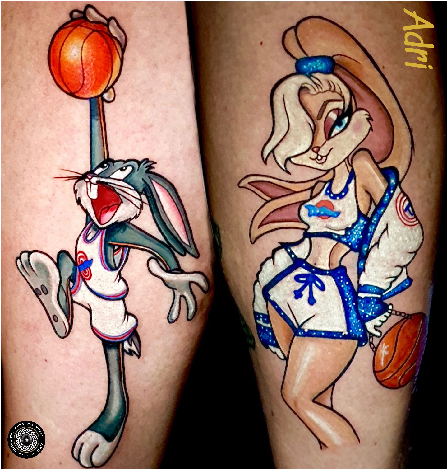 Calf Hare tattoo women at theYoucom